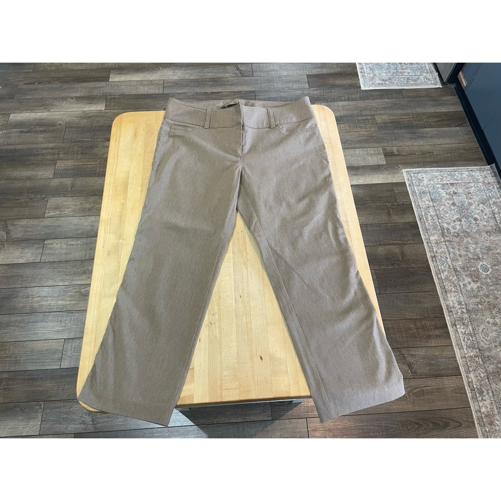 Maurices Stretch 5/6 Light Chocolate Brown Capri Pants Flat Front Low Rise Smart
